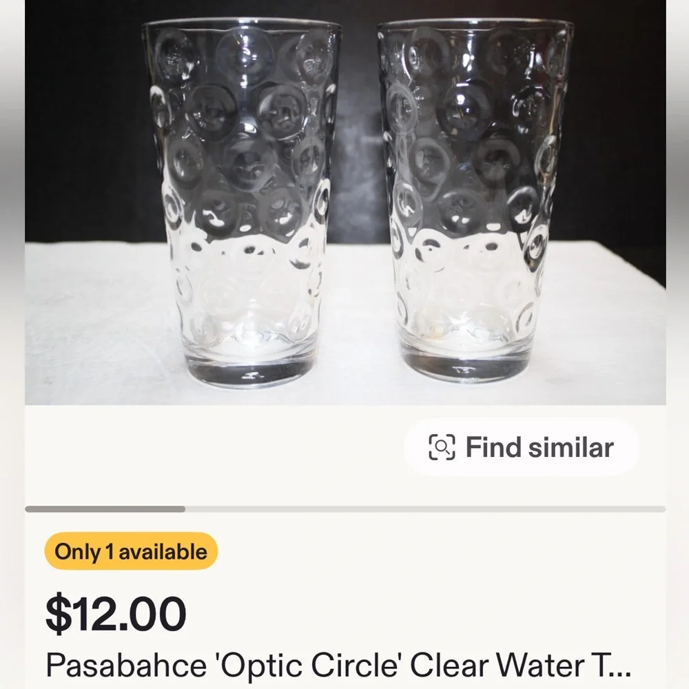 Bubble Glass Tumbler Set of 6 - Picture 6 of 14
